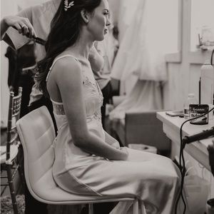 Cream/tan slip - NWT; size small